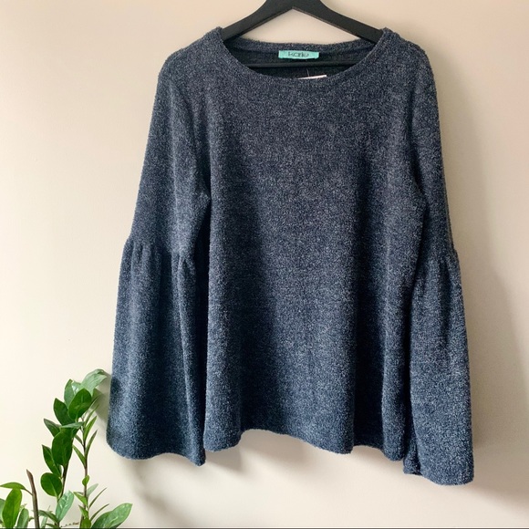 Karlie Sweaters - Karlie Pullover Bell Sleeve Knit Sweater Brand NWT